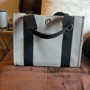 lululemon athletica Black and White Shoulder Bag